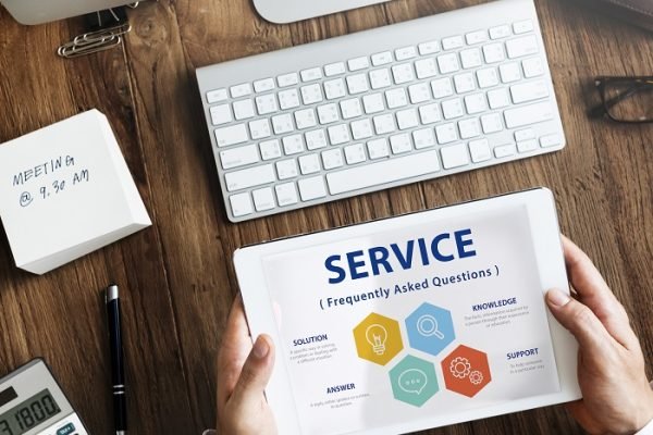 Customer Service FAQs Illustration